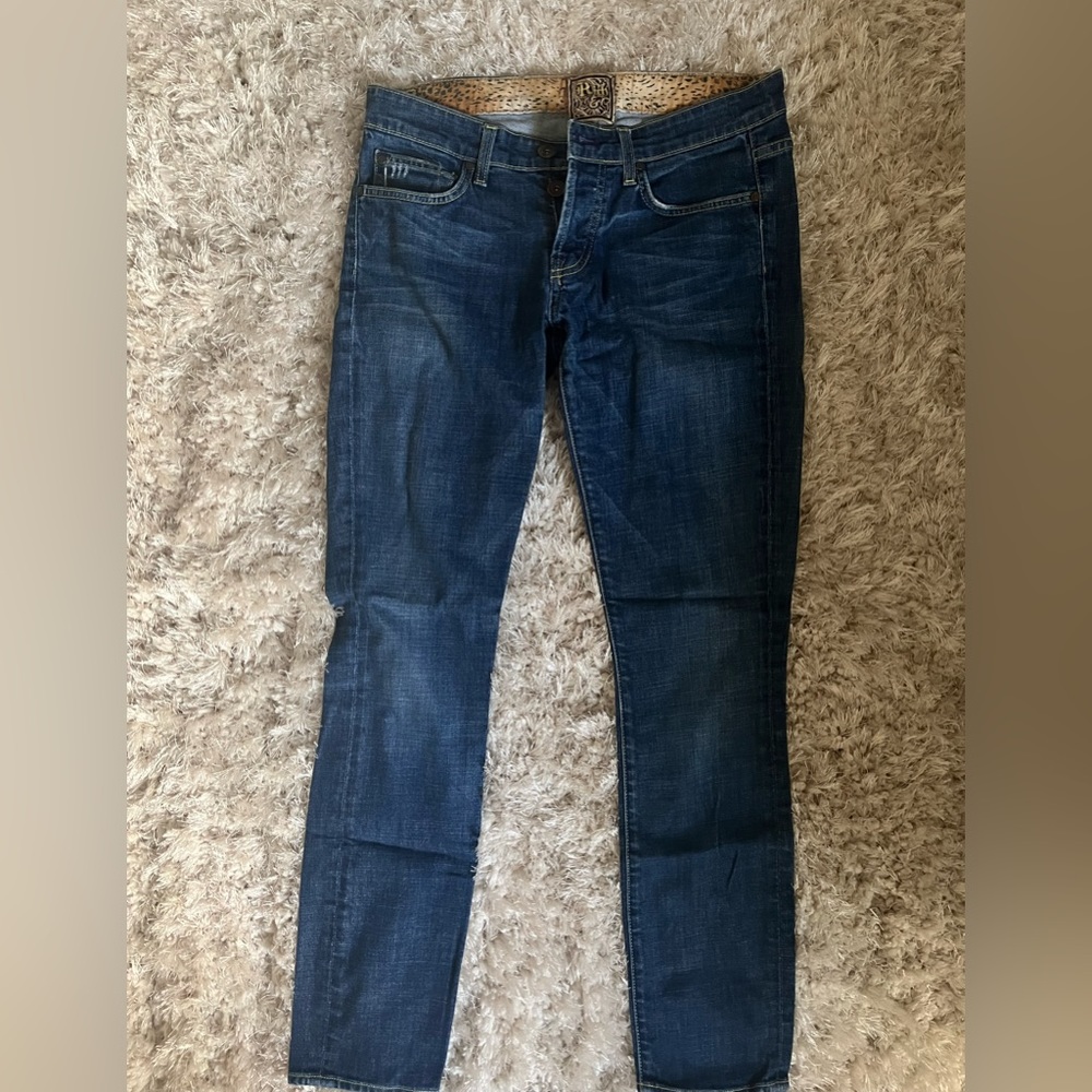 Rich & Skinny Dark Denim Jeans (28)